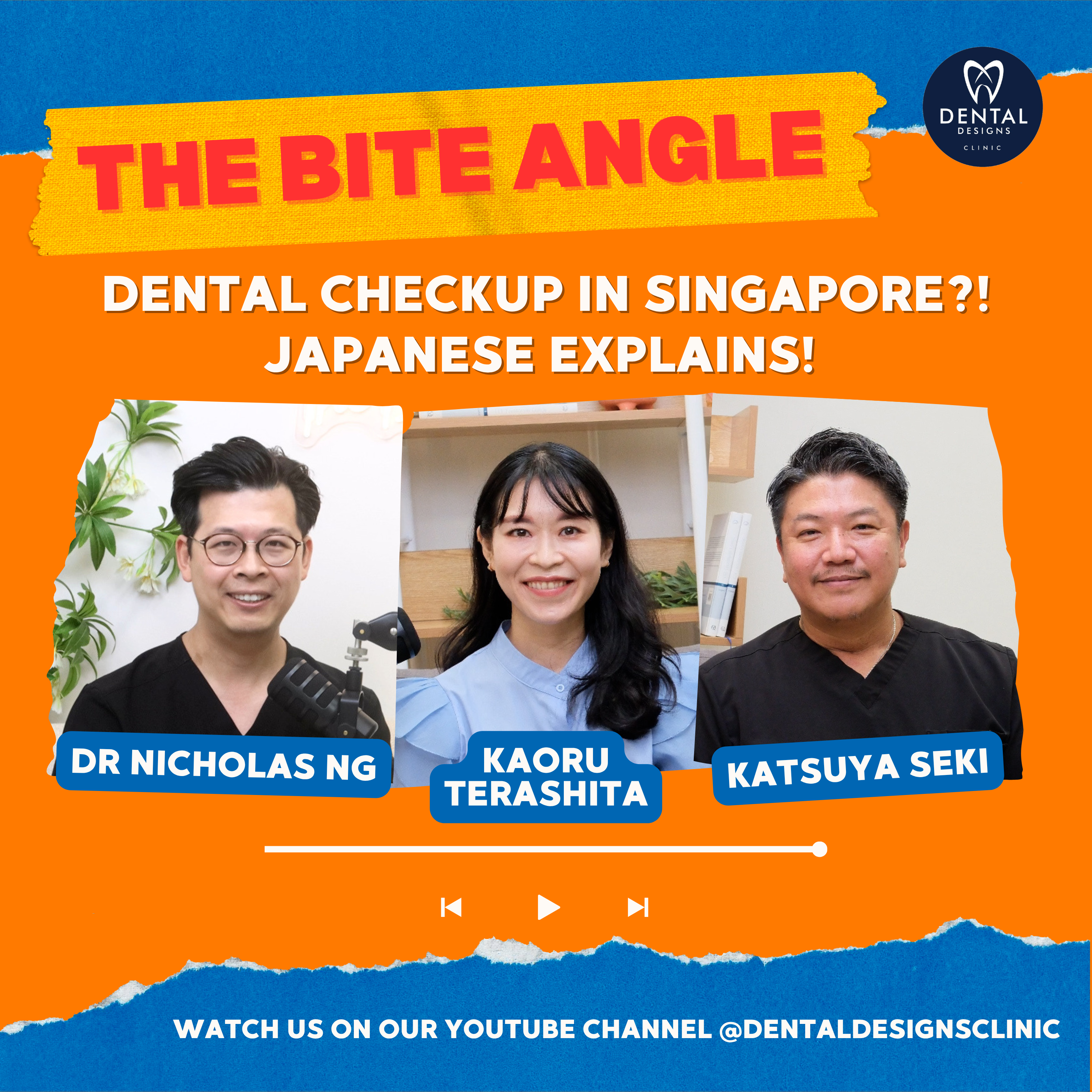 Dental Checkup in Singapore?! JAP EPISODE シンガポールでの歯科検診 | #THEBITEANGLE EP27